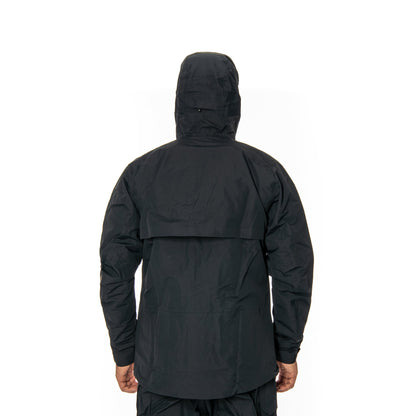 Buck N Bass Reservoir Rain Shell Jacket Black-Size  Large