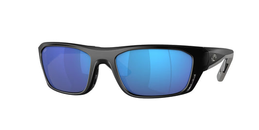 New Authentic Costa Sunglasses-Whitetip Pro-Matte Black/Blue Mirror-580G