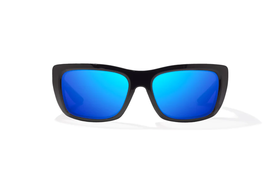 Bajio Annette Sunglasses-Small-Black Gloss/Blue Polycarbonate