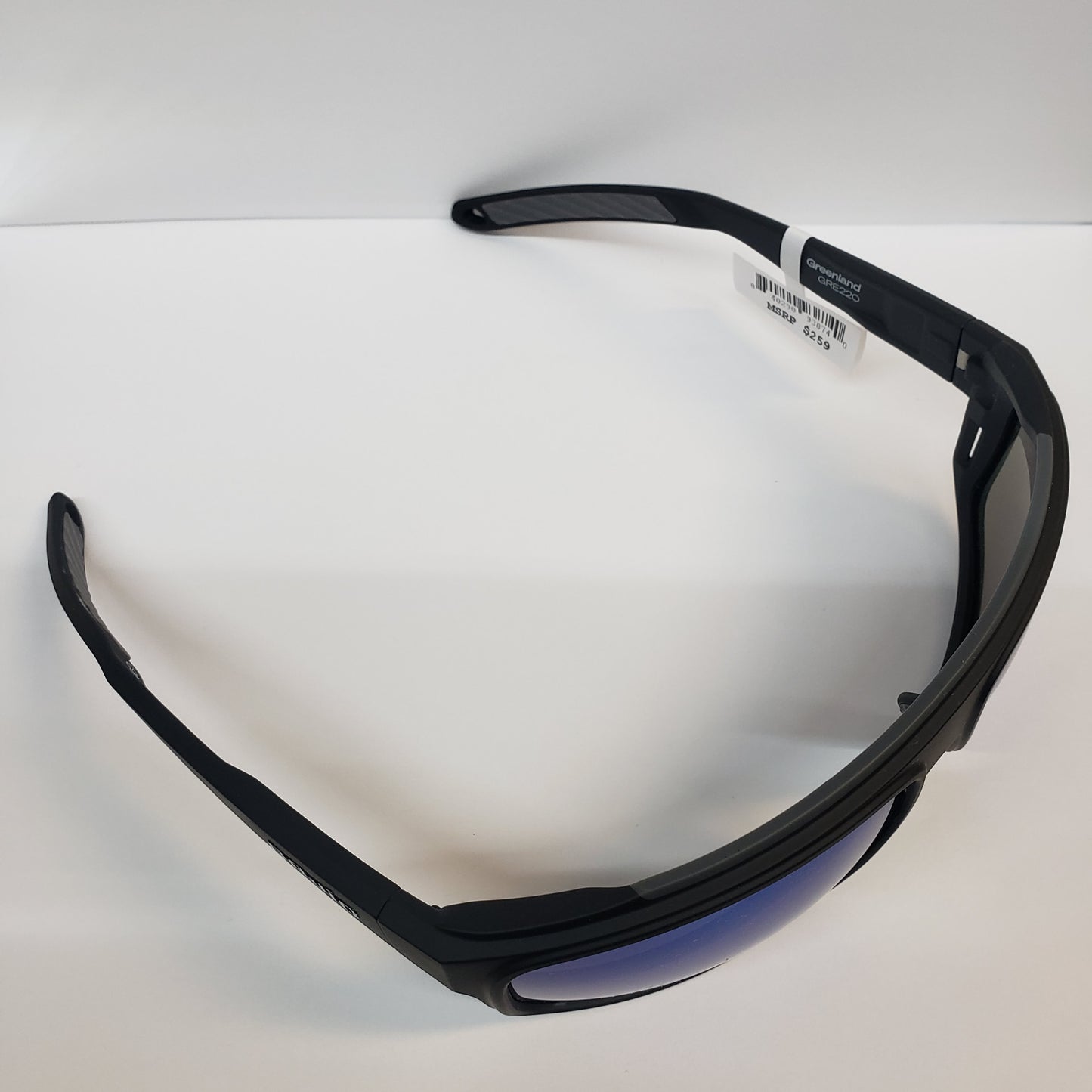 Bajio Greenland Sunglasses-Large-Black Matte/Blue Glass