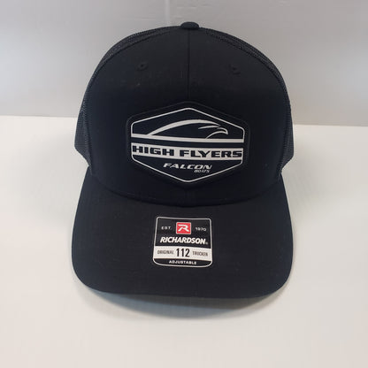Falcon Boats High Flyers Hat-Black/Black Mesh