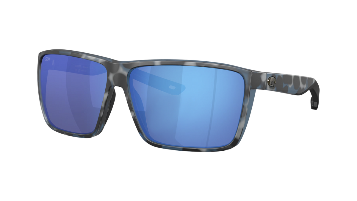 New Authentic Costa Rincon ll Sunglasses-Deep Water Camo/Blue Mirror-580G
