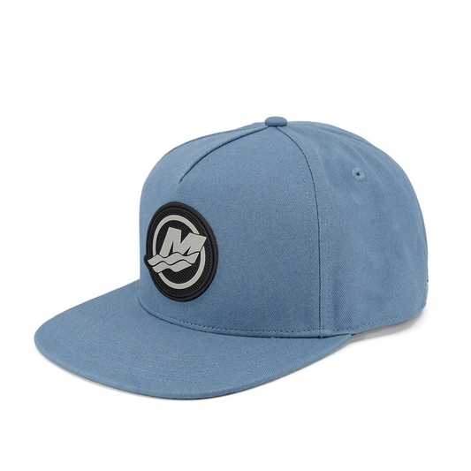 New Mercury Flat Bill Cloth Hat-Indigo Blue