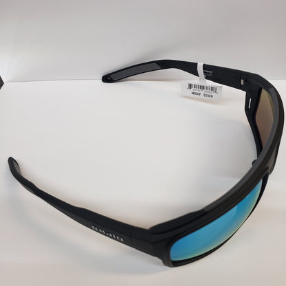 Bajio Greenland Sunglasses-Large-Black Matte/Blue Polycarbonate