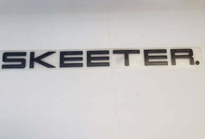 New Authentic Skeeter Emblem-Black Grid-14"