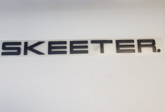 New Authentic Skeeter Emblem-Black Grid-14"