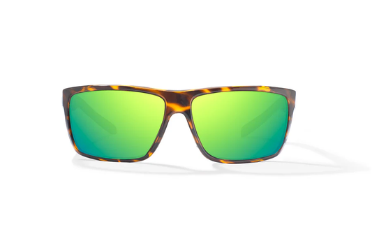 Bajio Sigs Sunglasses-Medium-Brown Tortoise Gloss/Green Glass