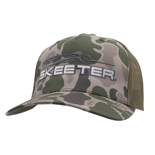 New Authentic Skeeter Hat-Richardson Marsh Duck Camo/Loden Green Mesh