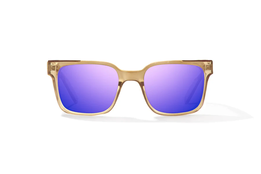 Bajio Paila Sunglasses-Large-Brown Glass Gloss/Violet Glass