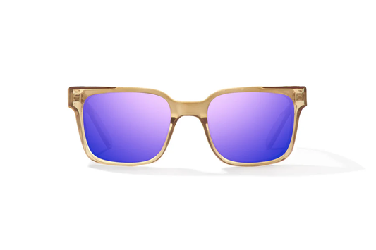 Bajio Paila Sunglasses-Large-Brown Glass Gloss/Violet Glass