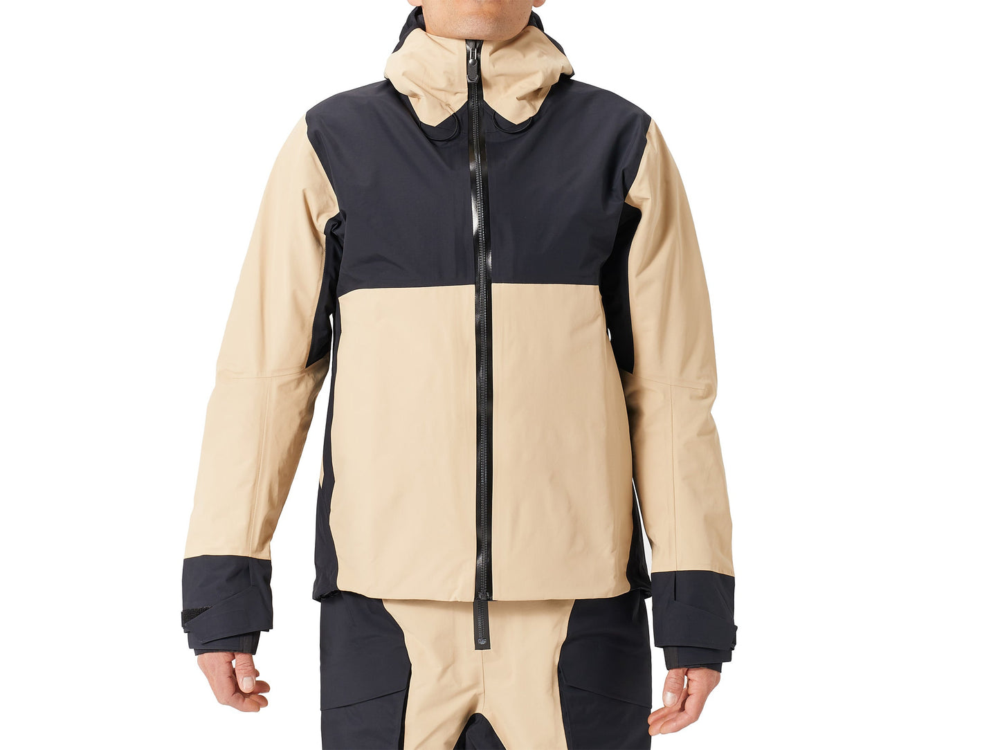 Buck N Bass Reservoir Rain Shell Jacket River Rock Large