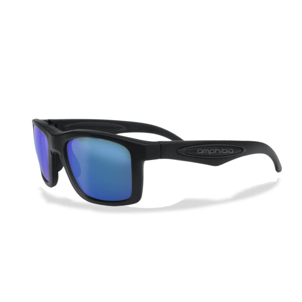 Matte Gunmetal Frame with Blue Shock Lens