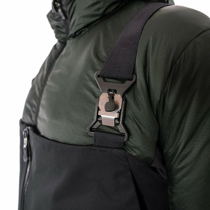 Buck N Bass Reservoir Rain Shell Bib Pant Black XXL