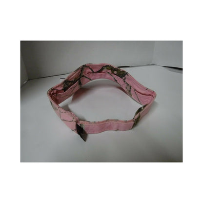 New Authentic Realtree Ladies Visor Adjustable Pink Camo