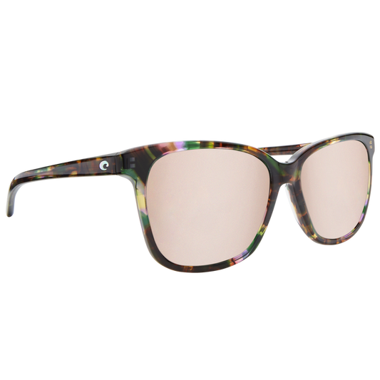 Shiny Abalone Frame Copper Silver Mirror Glass Lens