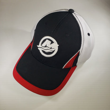 Authentic Mercury Marine Hat Black/ White Cool Dry Mesh/ RPM