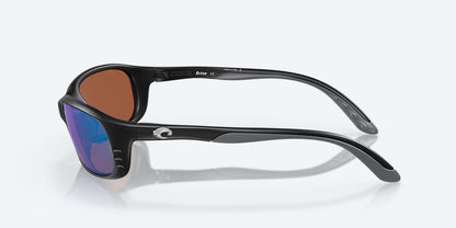 New Authentic Costa Sunglasses-Brine -Matte Black Frame/Green  Mirror Lens-580G