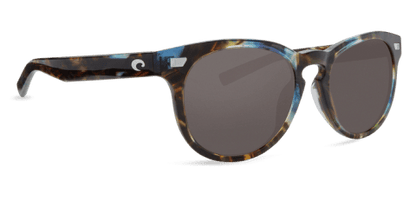 New Authentic Costa Del Mar "Del Mar" Ocean Tortoise Gray Mirror Lens 580G