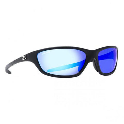 New Authentic Calcutta Tellico Sunglasses Matt Black Frame/ Polarized Blue Mirror Lens