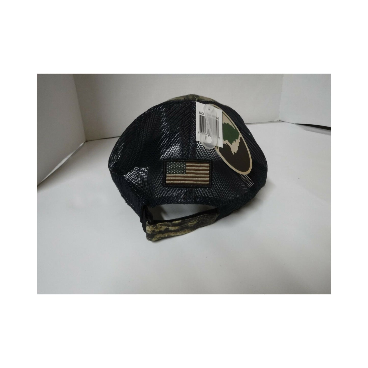 New Authentic Mossy Oak Hat Green Tree Camo/ Navy Blue Mesh/ Country Logo