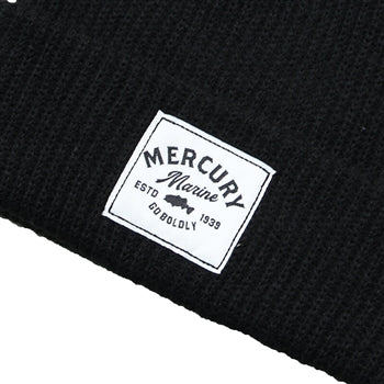 New Authentic Mercury Marine Shoreman Beanie Black