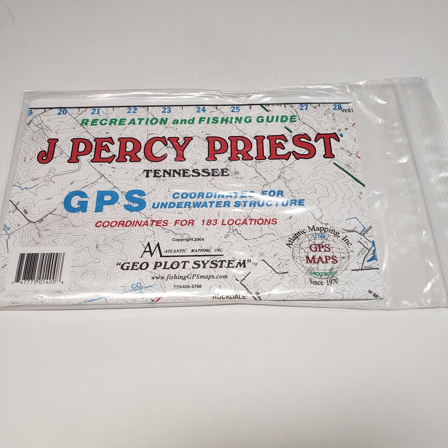 Atlantic Mapping GPS Paper Map