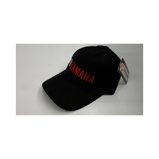 New Authentic Yamaha Hat Black Cloth/ Red Logo