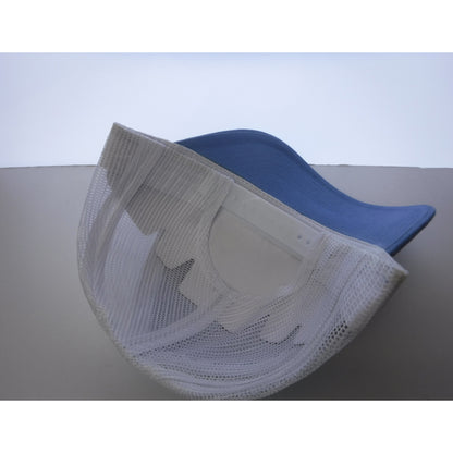 Authentic Mercury Marine Trucker Hat Ladies Steele Blue/ White Mesh