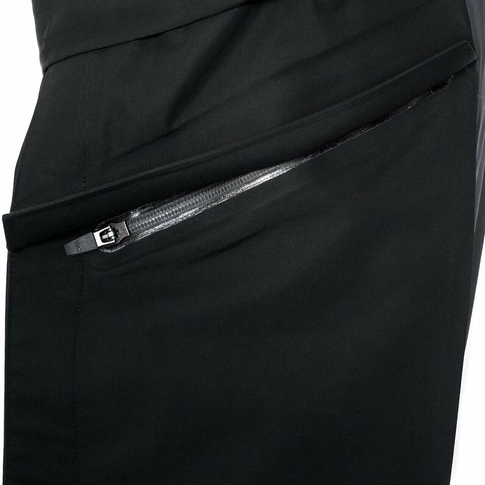 Buck N Bass Reservoir Rain Shell Bib Pant Black Large