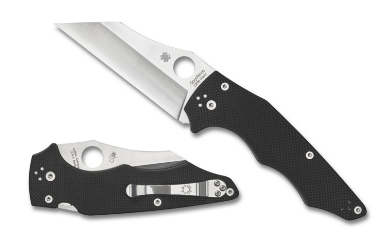 Spyderco YOJUMBO Black G-10 Plainedge S90V C253GP