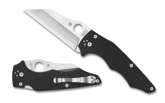 Spyderco YOJUMBO Black G-10 Plainedge S90V C253GP