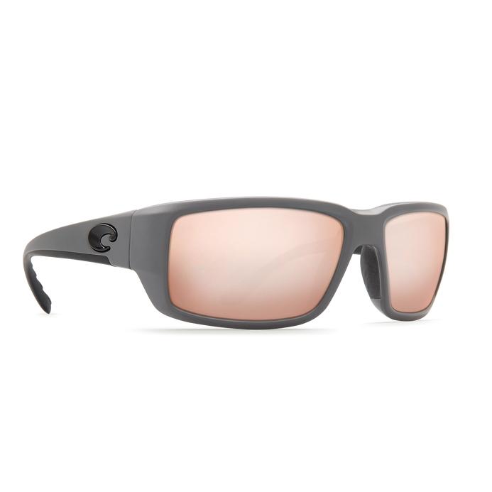 Matte Gray Frame Copper Silver Mirror Glass Lens