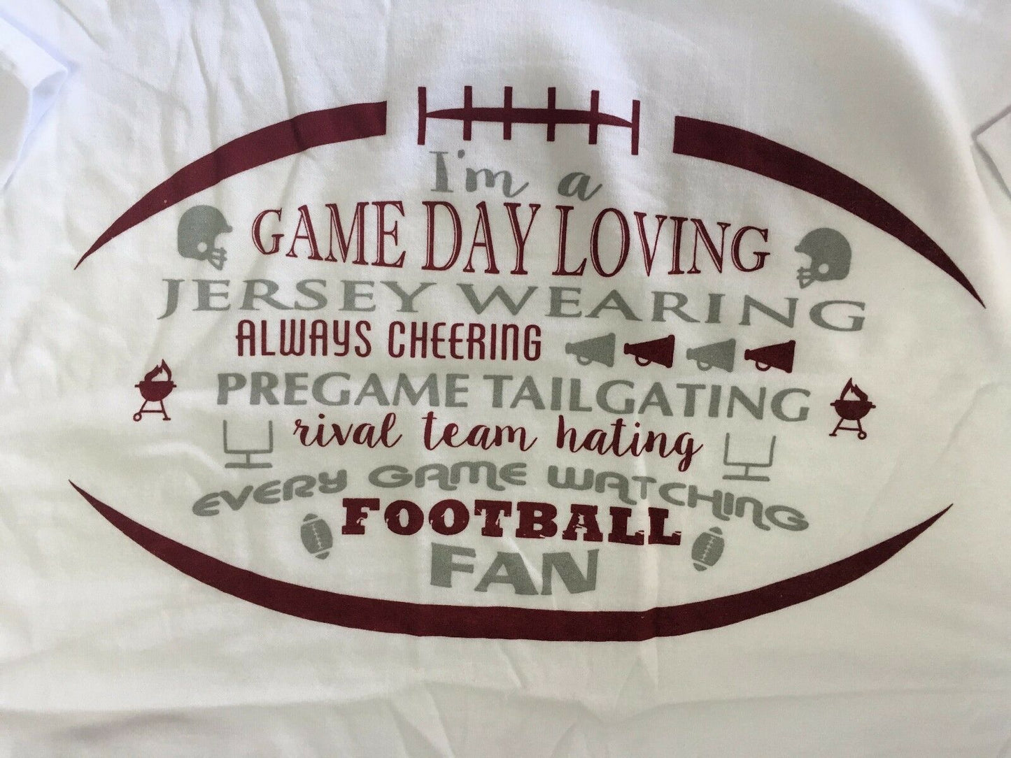 New Alabama Crimson Tide Ultimate Fan Game Day Loving T -Shirt Inside 16oz Cup