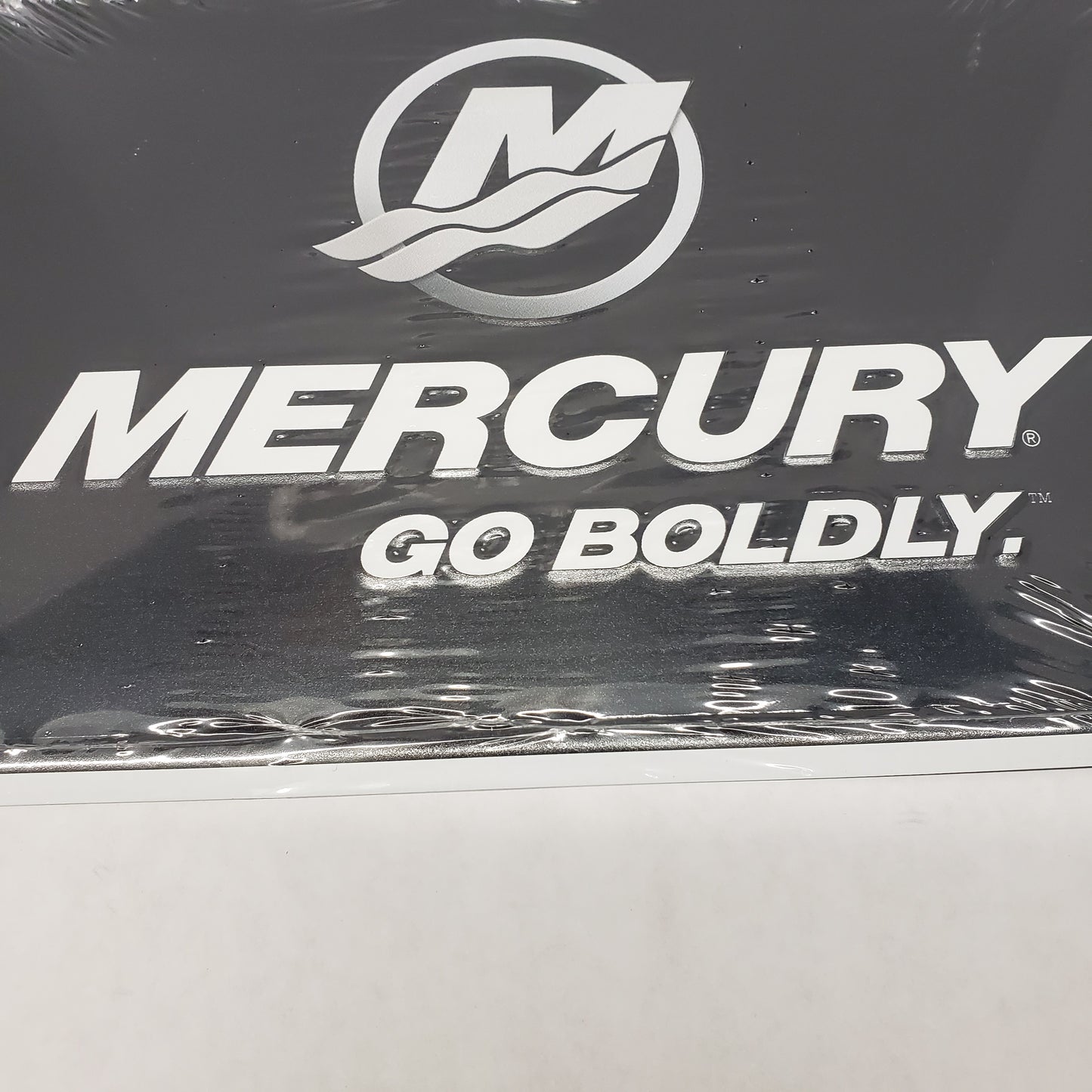 New Authentic Mercury Go Boldy 8X12" Tin Sign