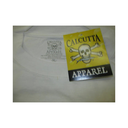 New Authentic Calcutta S/S Faded Logo/ Red Drum- White- 2XL