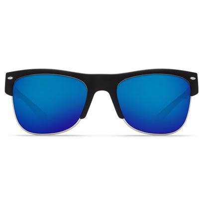 New Authentic Costa Pawley Sunglasses Matte Black Frame/ Blue Mirror Glass W580