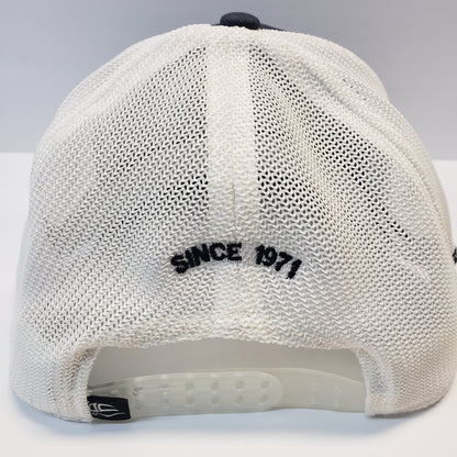 Bass Cat Proflex Adjustable Hat-Gray/White Mesh