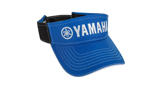 New  Yamaha Visor-Blue/Black/White Logo