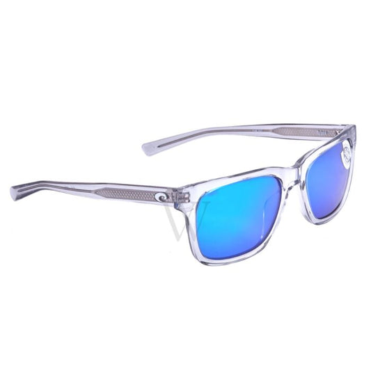 New Authentic Costa Del Mar Tybee Gray Blue Mirror 580G