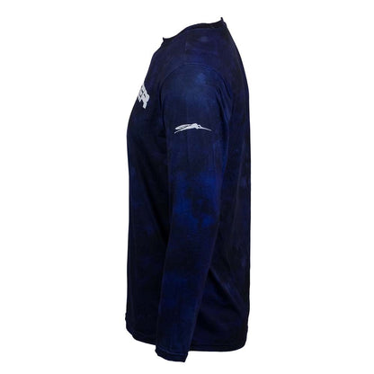 New Authentic Skeeter Navy Cloud Print Cotton Touch Long Sleeve XL