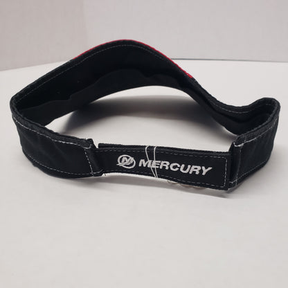 New Authentic Mercury Marine Visor Black/ Red V