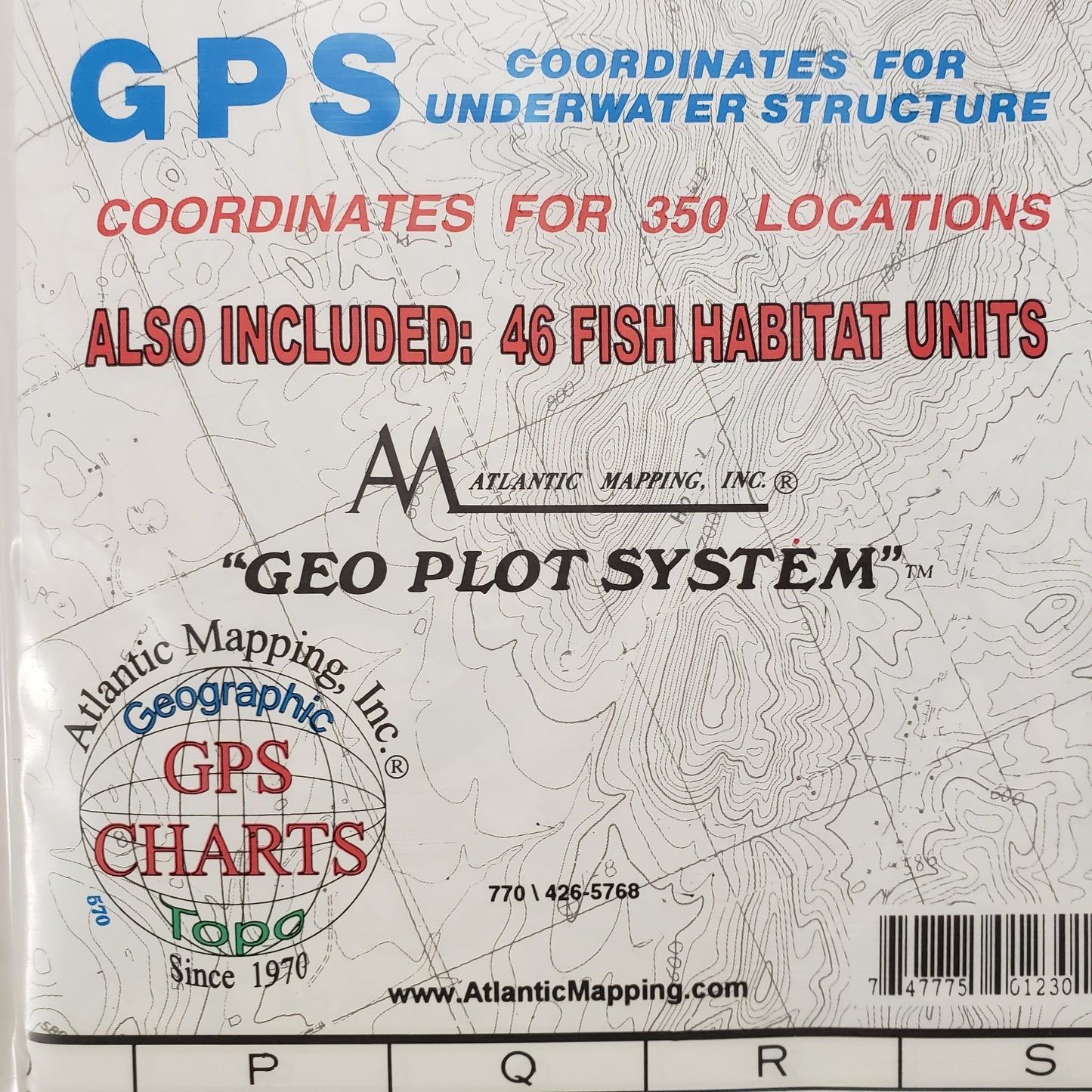 Atlantic Mapping GPS Waterproof Map Logan Martin