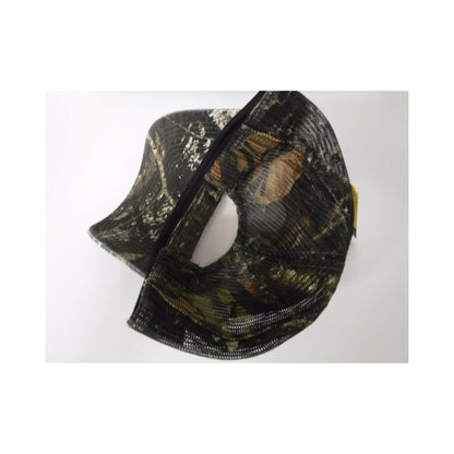 New Authentic Calcutta Hat Brown with Logo /Mossy Oak Camo Mesh