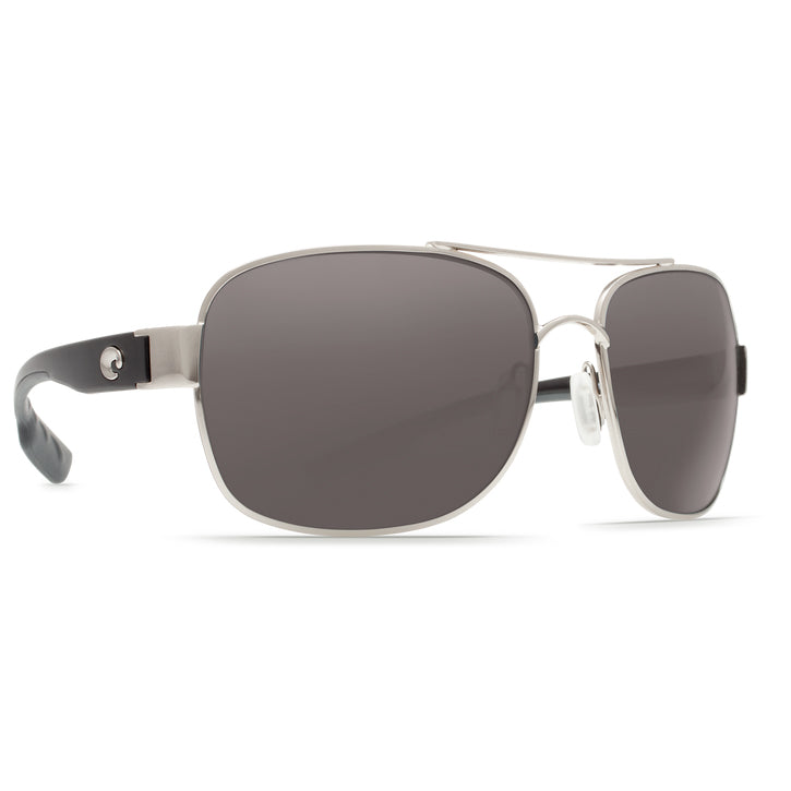 New Authentic Costa Cocos Sunglasses Palladium/ Polarized Gray Lens 580P
