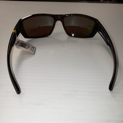New Authentic Calcutta Shock Wave Sunglasses Tortoise Shell Frame/ Polarized Blue Mirror Lens