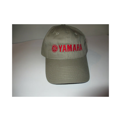 New Authentic Yamaha Hat Khaki/ Red Logo