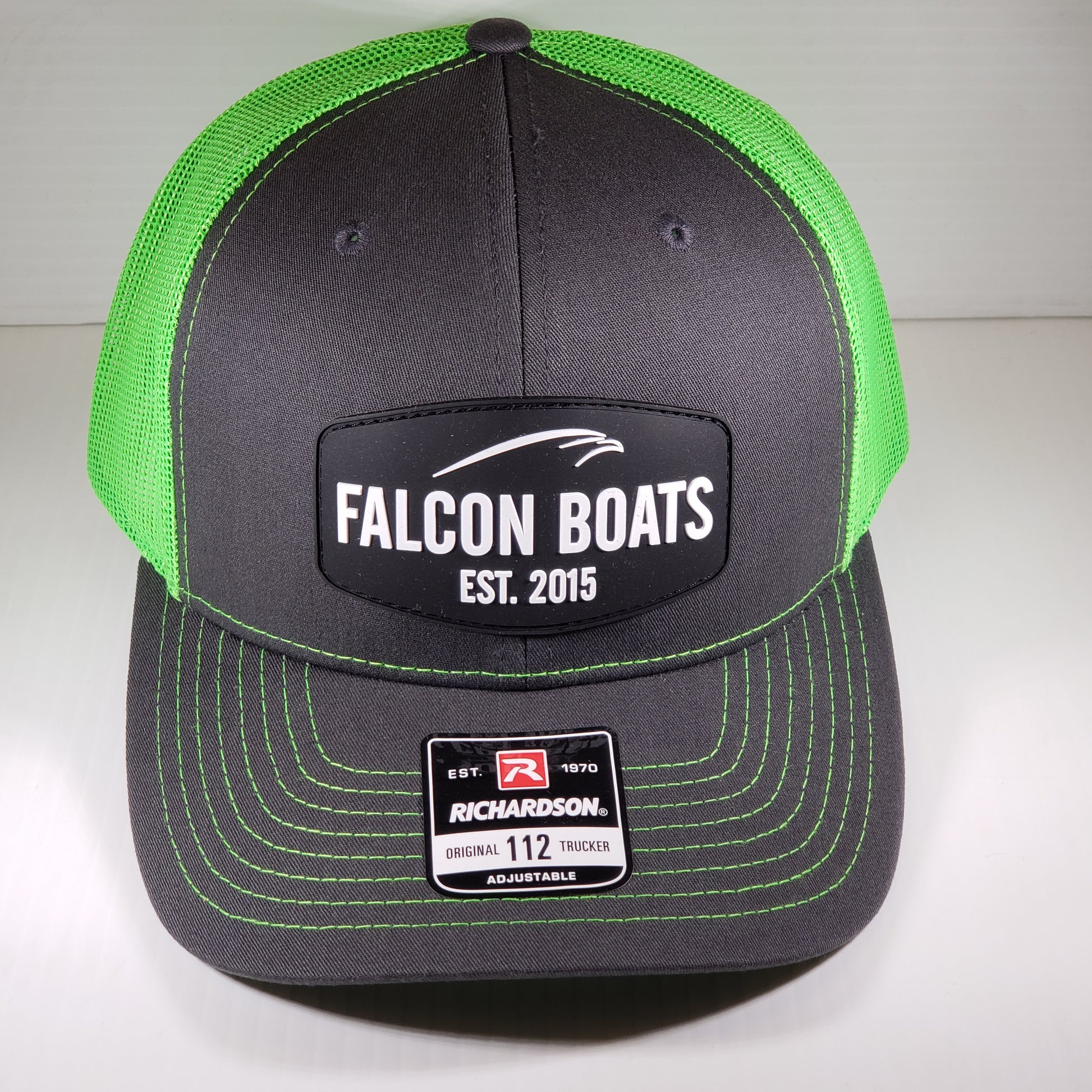 Charcoal Gray/Lime Green Mesh