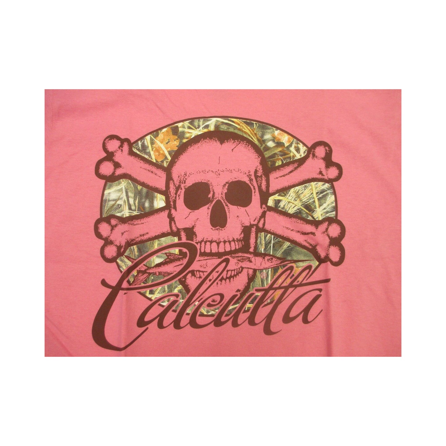 Light Pink with Camo Logo Front and Back