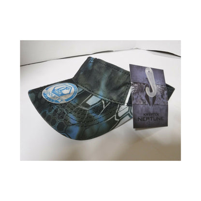 New Authentic Outdoor Visor Kryptek Neptune Blue/ Wicking Sweatband