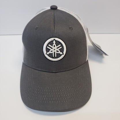 New Authentic Yamaha Hat-Tuning Fork/Gray/White Mesh